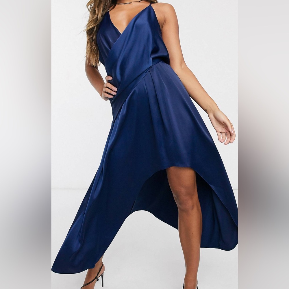 ASOS DESIGN Satin Midi Dress
